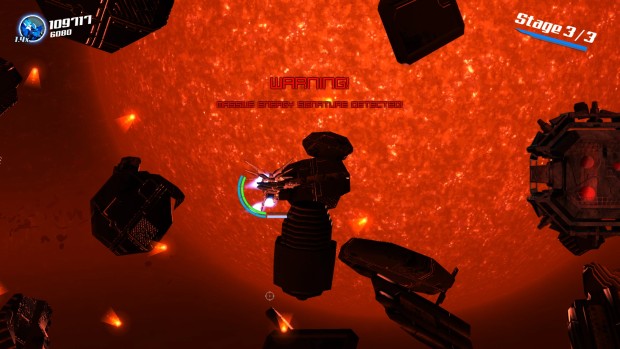 Stardust Galaxy Warriors red planet screenshot