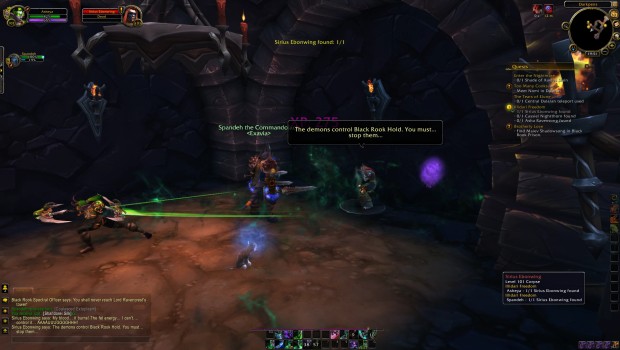 World of Warcraft Demon Hunter dash screenshot