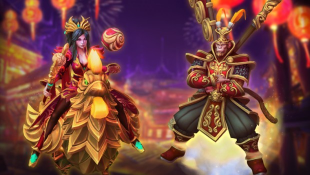 Heroes of the Storm's Lunar Festival Monkey King skin for Samuro