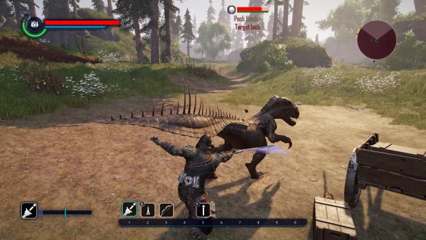 Elex screenshot of a deadly raptor