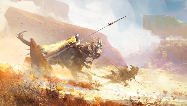 Guild Wars 2: Path of Fire official artwork without logo
