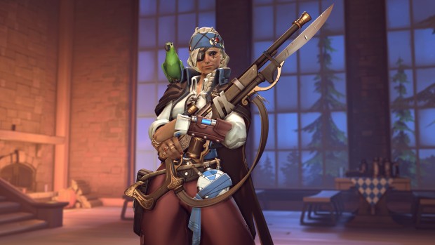 Overwatch Halloween Terror screenshot of pirate Ana