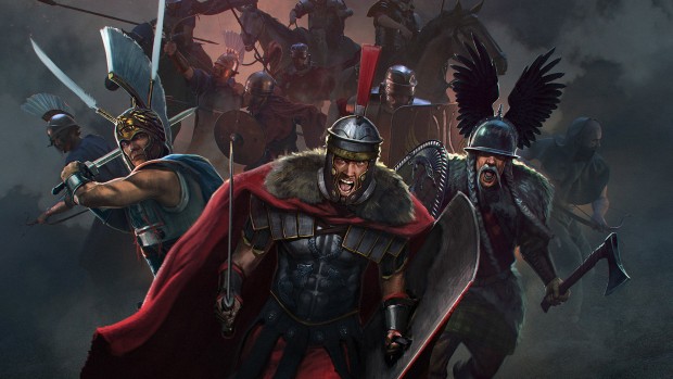 Total War: Arena artwork showing multiple factions