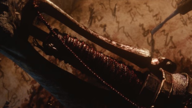 Screenshot of FromSoftware's newest game trailer Shadows Die Twice.