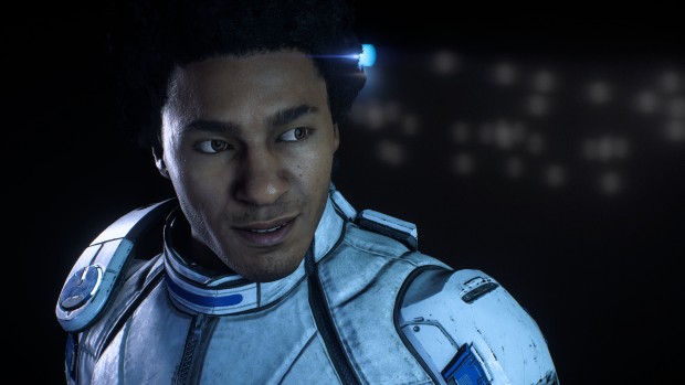 Mass Effect Andromeda screenshot of the male human companion