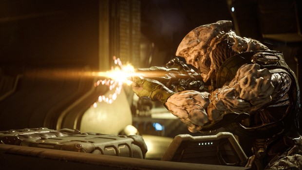 Mass Effect: Andromeda screenshot of a new alien