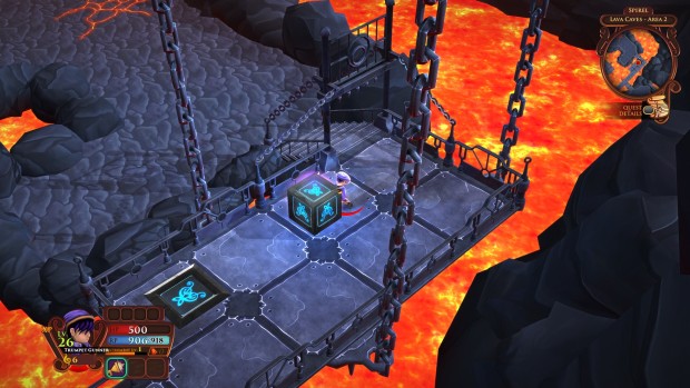 Box-sliding puzzle from AereA RPG