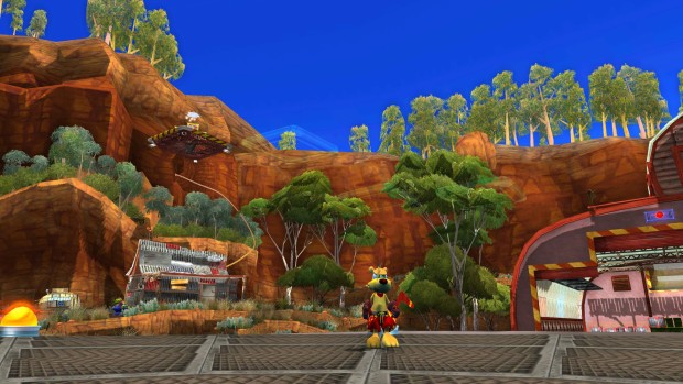 Ty the Tasmanian Tiger 2 screenshot of the town