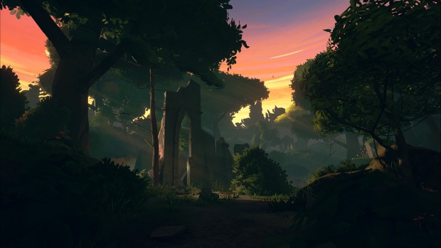 Absolver screenshot of a tranquil forest