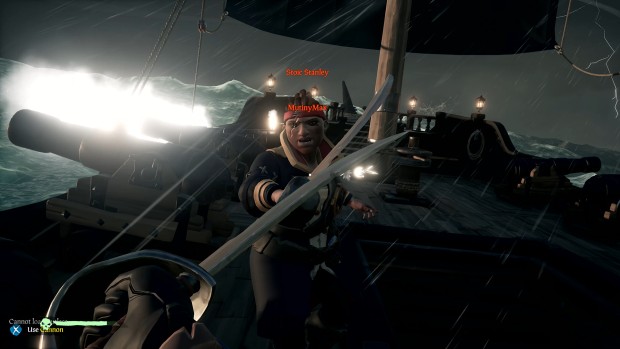 Sea of Thieves screenshot of a dark duel