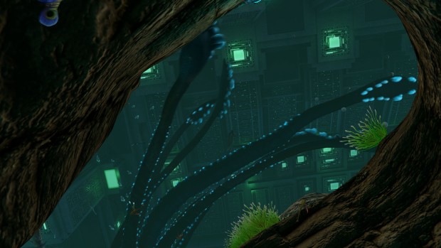 Subnautica screenshot of a Leviathan