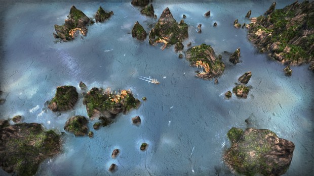 Abandon Ship screenshot of the map exploration