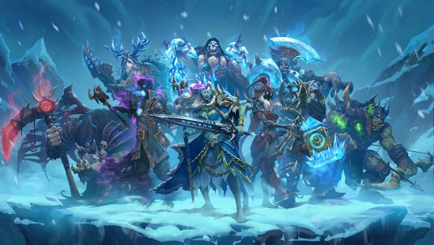 Hearthstone: Knights of the Frozen Throne official artwork of the Death Knights