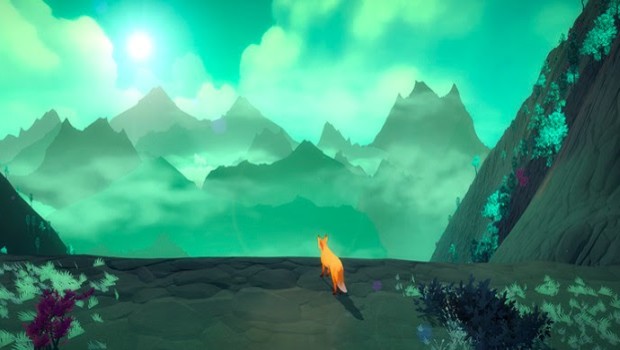 The First Tree screenshot of a fox looking over a cliff
