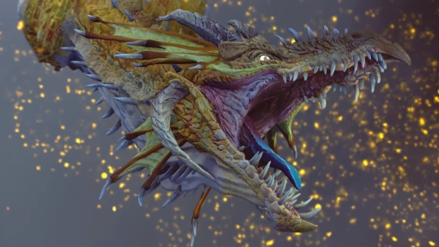 Total War: Warhammer 2 screenshot of the mighty Moon Dragon