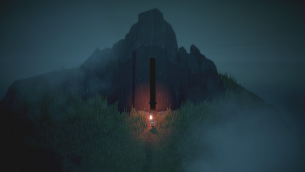 Below game screenshot of the character entering the Depths