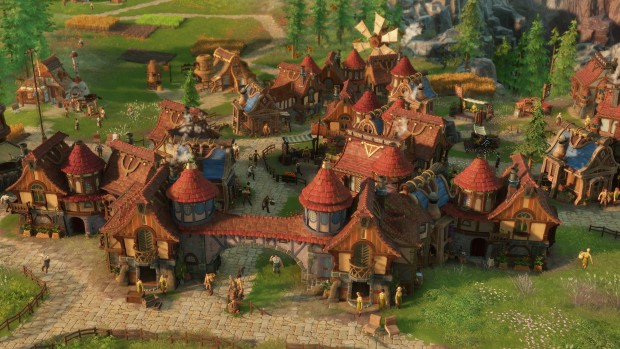 The Settlers 2019 screenshot of a rather large village