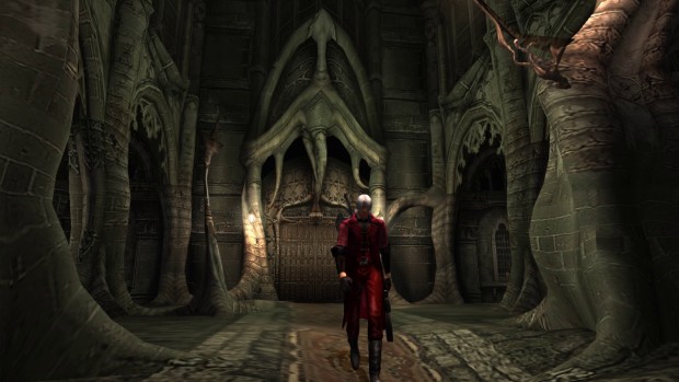 Devil May Cry HD Collection screenshot of Dante walking towards the camera