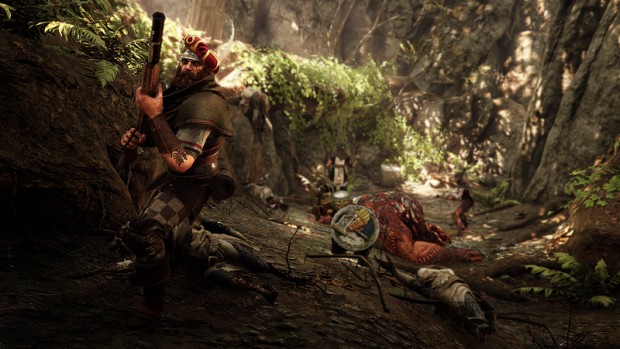 Screenshot of Huntsman Kruber from Vermintide 2