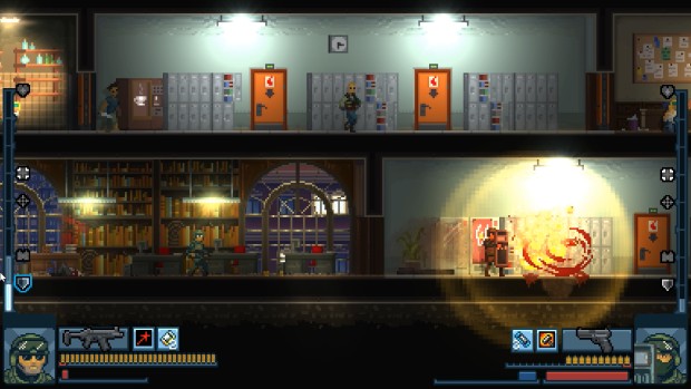 Door Kickers: Action Squad screenshot of apartment-based combat