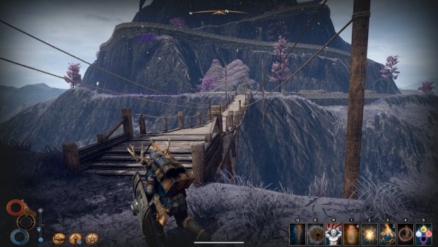 Outward screenshot of the layline mountain