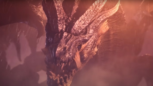 Monster Hunter World: Iceborne screenshot of the newly added Fatalis