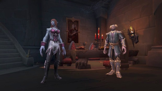 World of Warcraft Shadowlands screenshot of the Revendreth vampires
