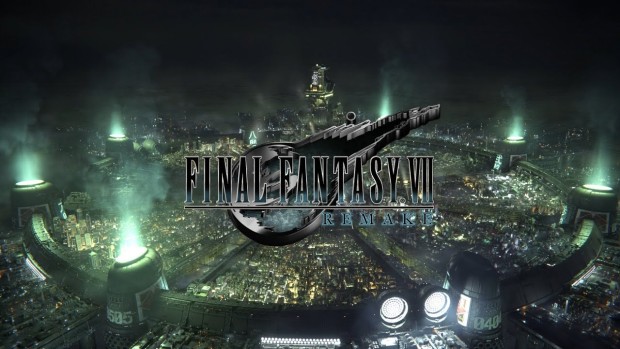 Final Fantasy VII screenshot from the cinematic intro trailer