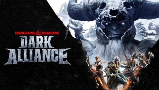 Dungeons & Dragons: Dark Alliance action-RPG artwork and logo