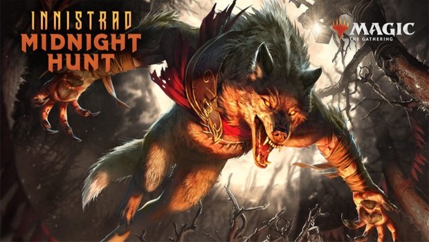 Innistrad: Midnight Hunt official artwork and logo for MTG Arena