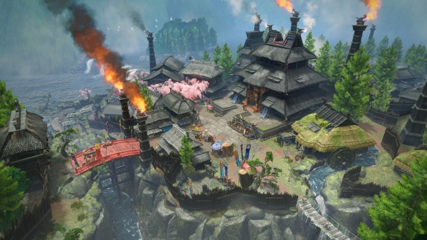 Monster Hunter Rise screenshot of Kamura Village