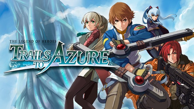 The Legend of Heroes Trails to Azura PC JRPG - official art and logo