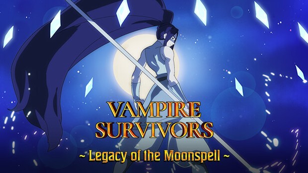 Vampire Survivors' Legacy of the Moonspell artwork for the new expansion