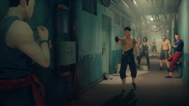 Sifu screenshot of thugs in a corridor