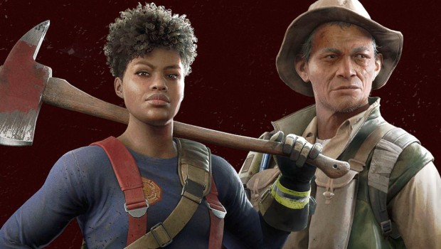 Back 4 Blood artwork for the new Tunnels of Terror characters