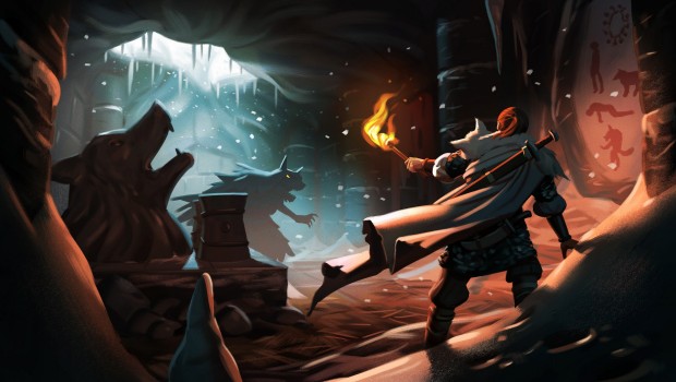 Valheim official artwork for the Frost Caves update