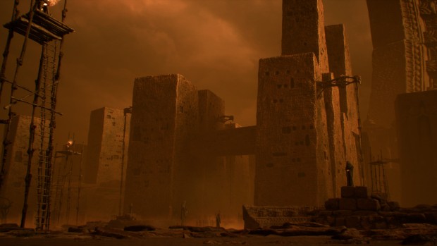 Nazralath: The Fallen World screenshot of a strange and atmospheric world