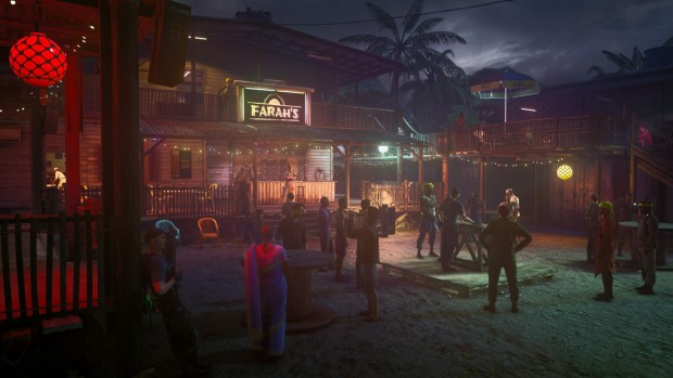 Hitman 3 screenshot of a large outdoors location in the Ambrose Island map