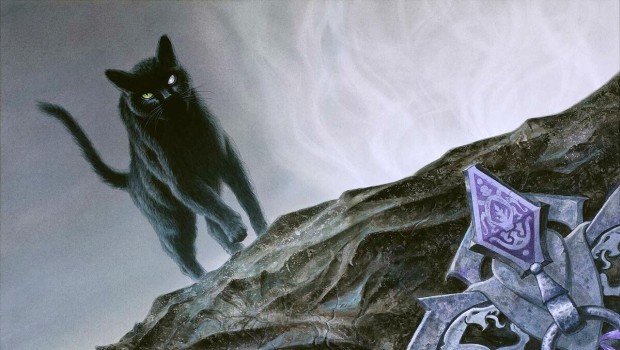 MTG Arena artwork for the Cauldron Familiar card from Throne of Eldraine set