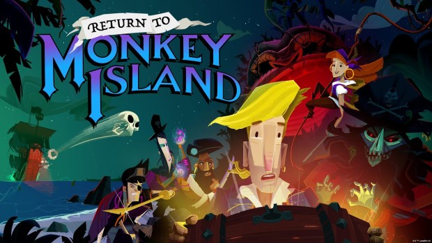Return to Monkey Island artwork showing off the new visual style and logo