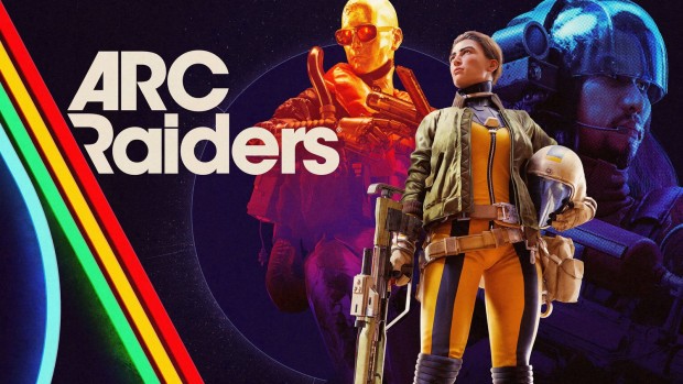 Official artwork and logo for the robot smashing co-op shooter ARC Raiders