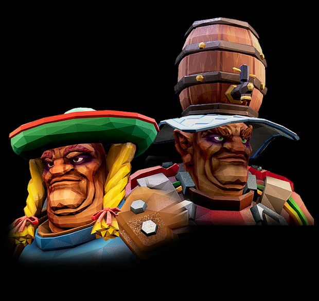 Deep Rock Galactic screenshot of the funny Octoberfest event hats