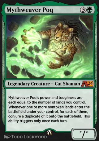 MTG Arena - Alchemy:Ixalan card artwork for Mythweaver Poq