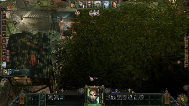 Warhammer 40000: Rogue Trader review screenshot of a camera bug