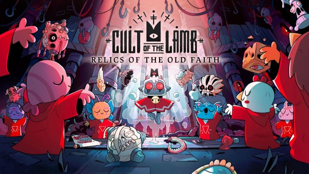 Cult of the Lamb official artwork for the first major update Relics of the Old Faith