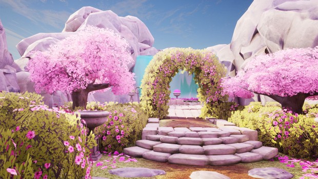Inner Ashes narrative driven game about Alzheimer's screenshot of a flowery park