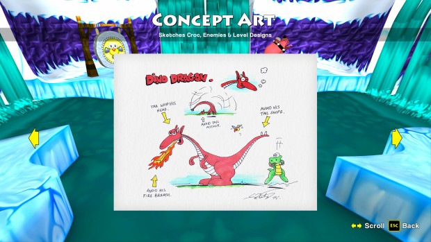 Croc: Legend of the Gobbos concept art from the 2024 remaster