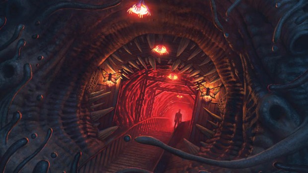 Here's to hoping future Alchemy sets will be of this quality MTG Arena artwork for the Duskmourn enchantment land