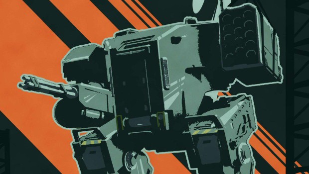 Here's to hoping the mechs are a lot better than in the first game Helldivers 2 artwork for the EXO-45 Patriot Exosuits (mech)