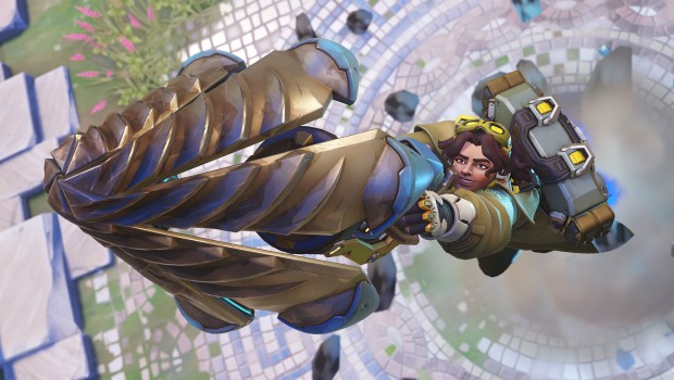 There's even going to be a teaser for the new Clash game mode! Overwatch 2 screenshot of the drill-wielding hero Venture